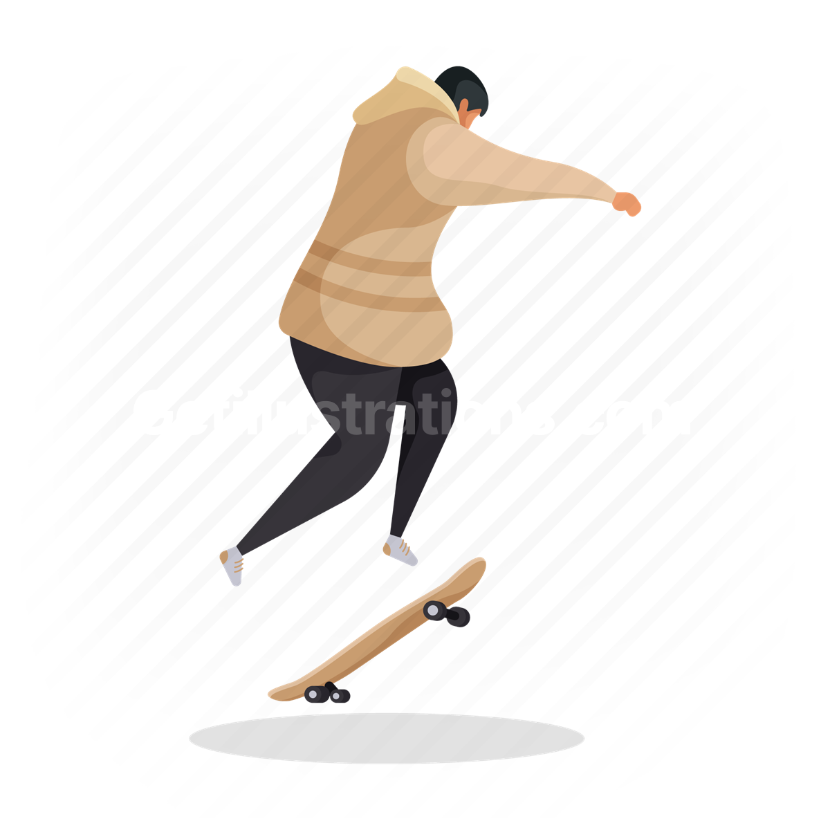 man, skateboard, skating, activity, hobby